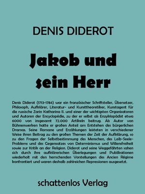 cover image of Jakob und sein Herr